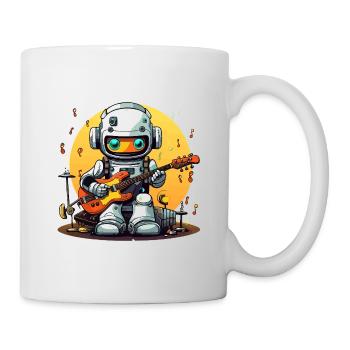 Cosmic Robot Guitarist - Mug - white - Right