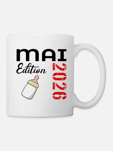 Geburt Baby Mai 2026 - Tasse - Weiß
