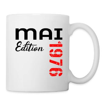 51. Geburtstag Mai 1976 - Tasse - Weiß - Rechts