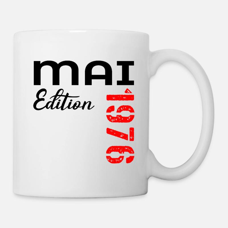 50. Geburtstag Mai 1976 - Tasse - Weiß