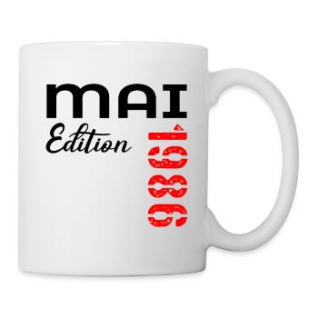 41e anniversaire mai 1986 - Mug blanc - blanc - Droite