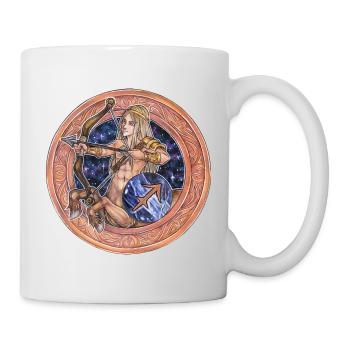 Zodiac Sign Sternzeichen Schütze Sagittarius - Mug - white - Right
