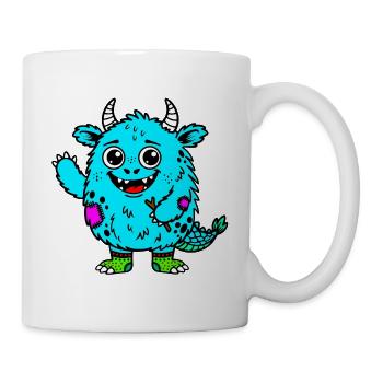 Aquamonster - Mug blanc - blanc - Droite