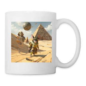 Adventurous Rat in Egypt - Mug - white - Right