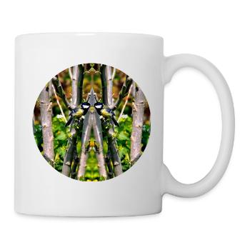 Source du Mandala de la nature dans le parc municipal - Mug blanc - blanc - Droite