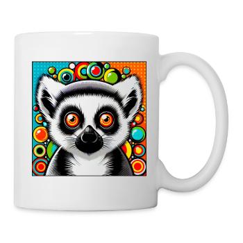 Lémurien - Mug blanc - blanc - Droite