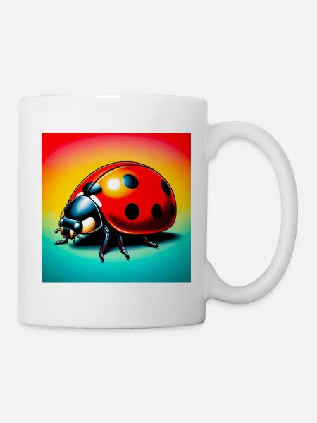 Marienkäfer - Tasse - Weiß
