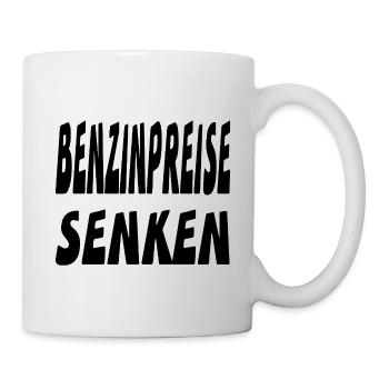 Benzin - Tasse - Weiß - Rechts