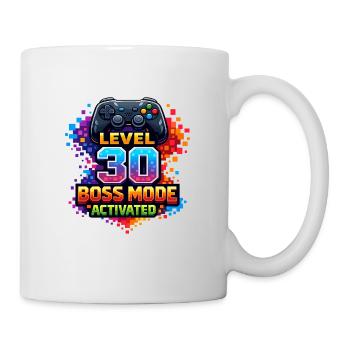 Level 30 Bossmodus Aktiviert - Mug - white - Right