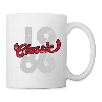 Millésime 1986 - Mug blanc - blanc - Droite