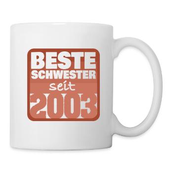 Bruder 2003 - Tasse - Weiß - Rechts