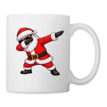Tamponner le Père Noël - Mug blanc - blanc - Droite