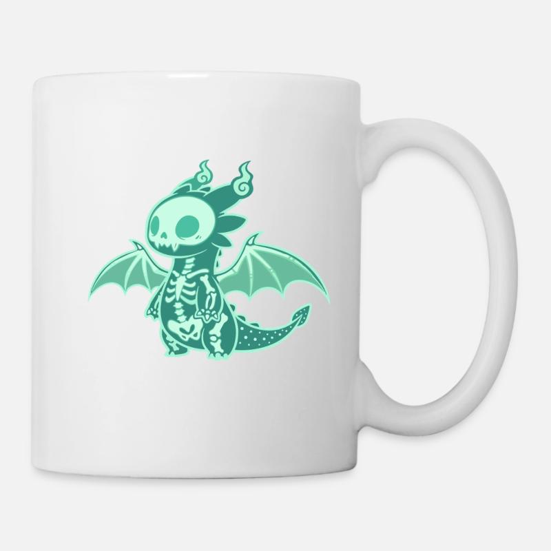 Drachengeist-Vektor - Tasse - Weiß