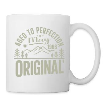 Mai 1966 – Legende der Gipfel und Berge - Tasse - Weiß - Rechts