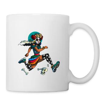 Dia Muertos Runner - Tasse - Weiß - Rechts