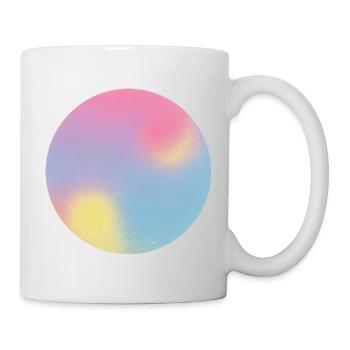 Aura-Check-Pastellgradientensphäre - Tasse - Weiß - Rechts