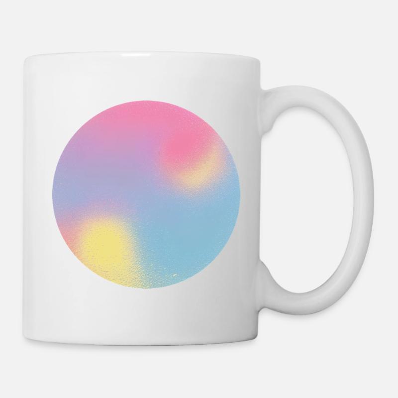 Test d’aura Sphère dégradée pastel - Mug blanc - blanc