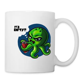 Grumpy Kraken - Tasse - Weiß - Rechts