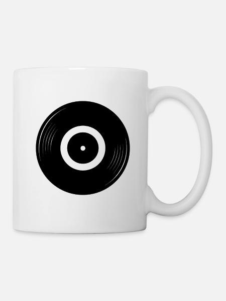 Vinyl - Tasse - Weiß