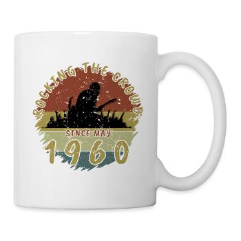 66. Geburtstag Rocking the crowd GIT 05/1960 - Tasse - Weiß - Rechts