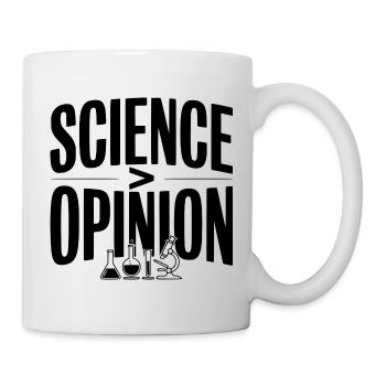 Science > Opinion - Mug blanc - blanc - Droite