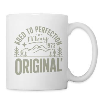 Mai 1973 – Legende der Gipfel und Berge - Tasse - Weiß - Rechts