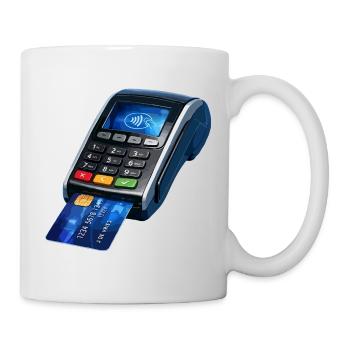 Contactless Payment Terminal Design - Mug - white - Right