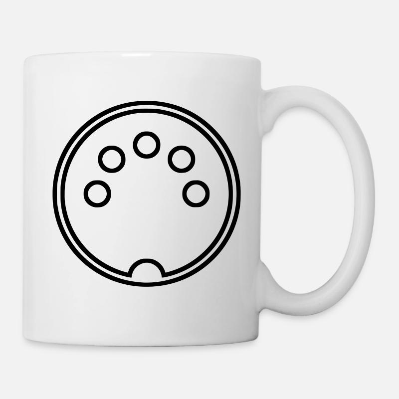 MIDI Connector - Tasse - Weiß
