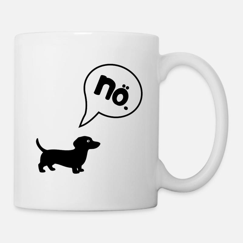 Dackel Charakter - Tasse - Weiß