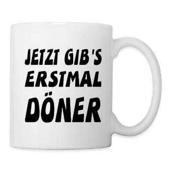 Döner - Tasse - Weiß - Rechts