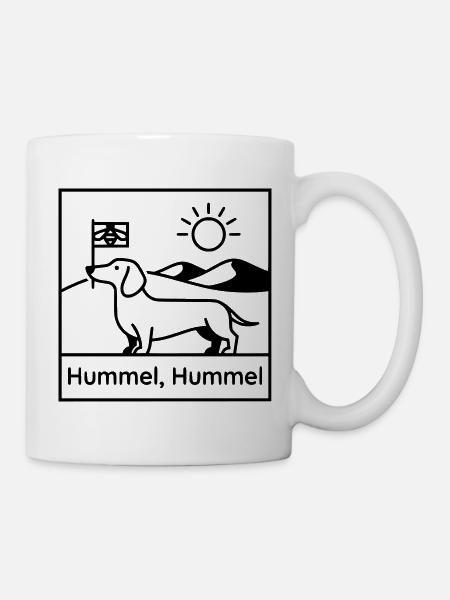 dackel hummel hummel - Tasse - Weiß