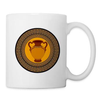 Vase grec - Mug blanc - blanc - Droite
