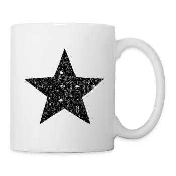 Glimmernder Stern aus Funkelstaub - Tasse - Weiß - Rechts
