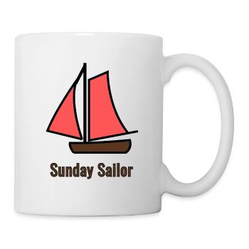 Marin du dimanche - Marin de la Gaffe Rouge - Mug blanc - blanc - Droite