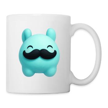 Mr. Minimalist ham cute character - Mug - white - Right
