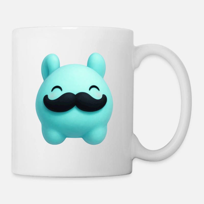 Mr. Minimalist ham cute character - Mug - white