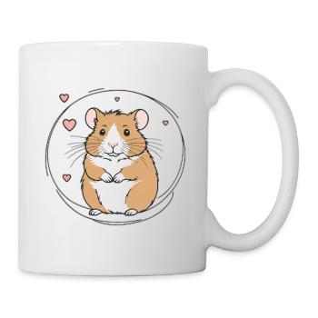 Hamster robuste - Mug blanc - blanc - Droite