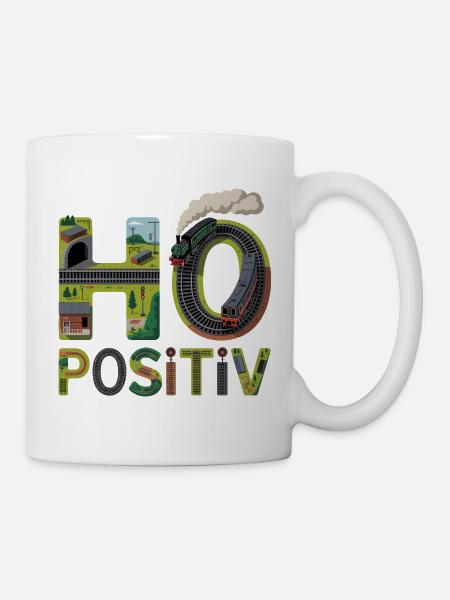 Art de lettres ferroviaires - Mug blanc - blanc