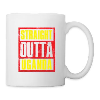 Directement sorti de l’Ouganda - Mug blanc - blanc - Droite