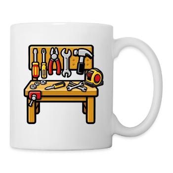 DIY workshop workbench - Mug - white - Right