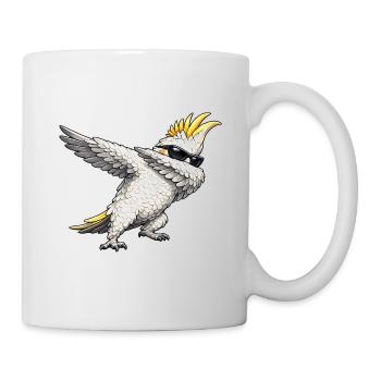 Dabbing Cockatiel - Mug - white - Right