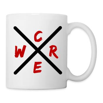 Crew Brush Red Wordmark - Mug - white - Right