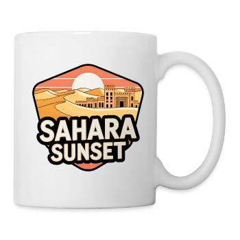 Sahara Sunset Castle - Mug - white - Right