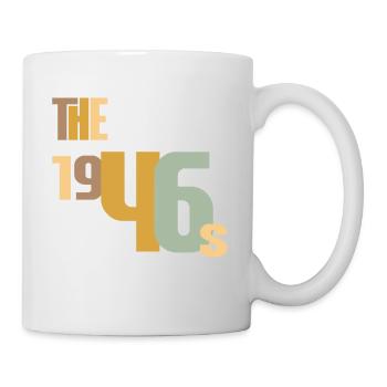 Vintage Year 1946 Birthday 80 Years Gift Idea - Mug - white - Right