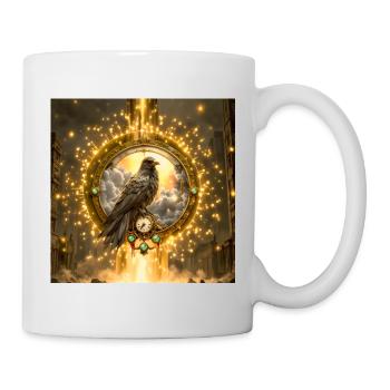 Raven in Luminous Ring - Mug - white - Right