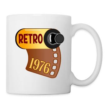 Geburtstag 1976 Retro Fotografieren - Tasse - Weiß - Rechts