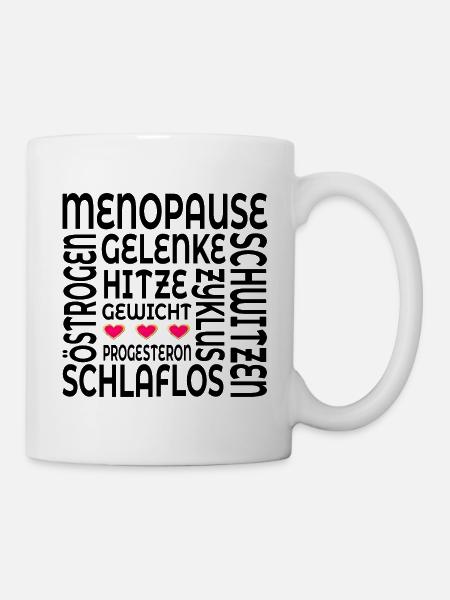 Symptômes de la ménopause - Mug blanc - blanc