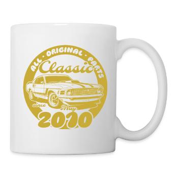16. Geburtstag - Klassiker Musclecar 05/2010 - Tasse - Weiß - Rechts