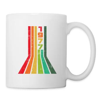 Millésime 1977 - Mug blanc - blanc - Droite