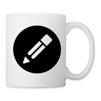 Bleistift - Tasse - Weiß - Rechts